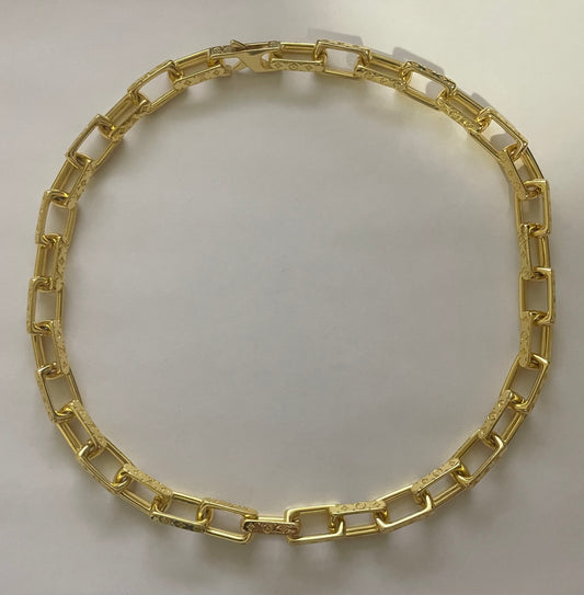 Pre-owned Louis Vuitton Monogram gold necklace